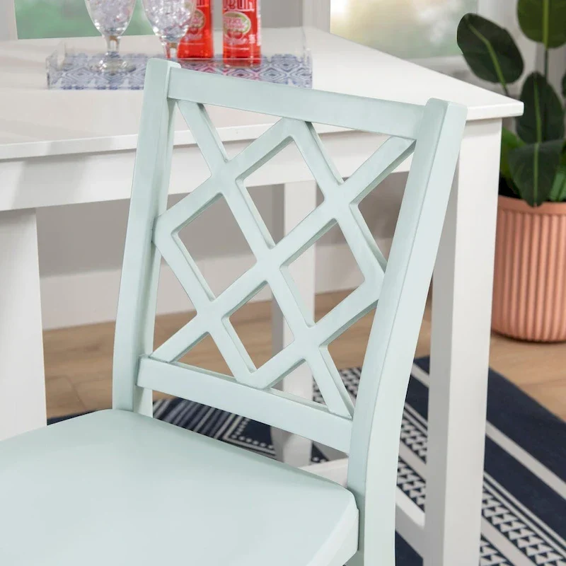 Counter Height Bar Stool with X-Back Design