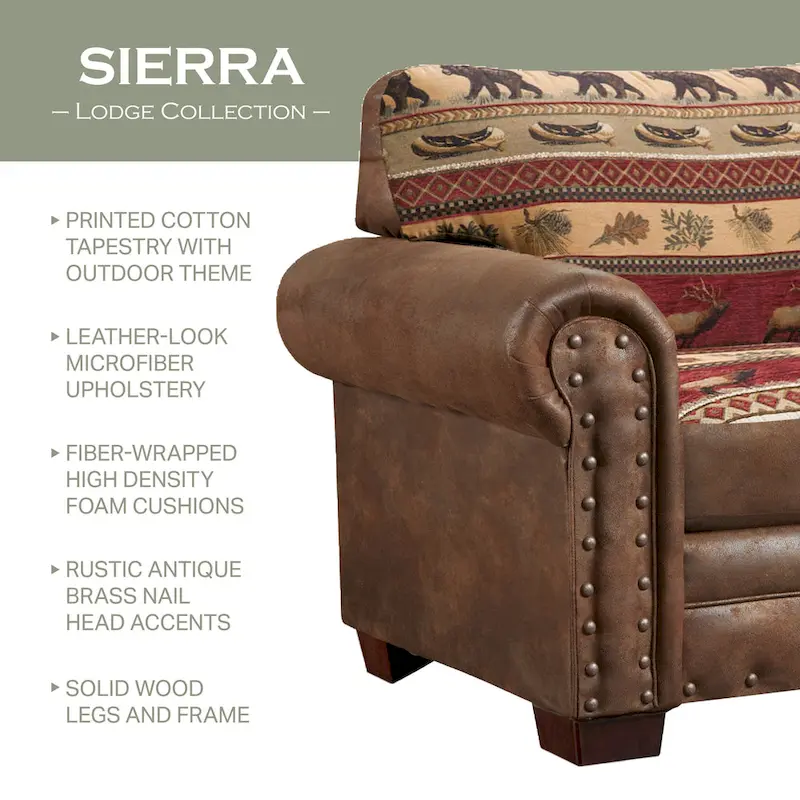 Sierra Mountain Lodge Sleeper Sofa