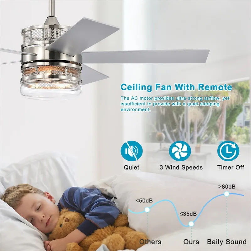 Lighted Ceiling Fan