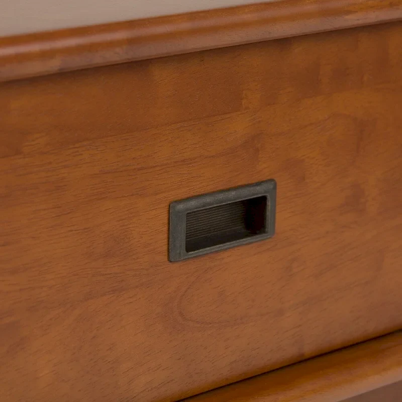 WYNDENHALL Tierney SOLID HARDWOOD 48 inch Wide Rectangle Mid Century Modern Coffee Table - 48 W x 22 D x 20 H