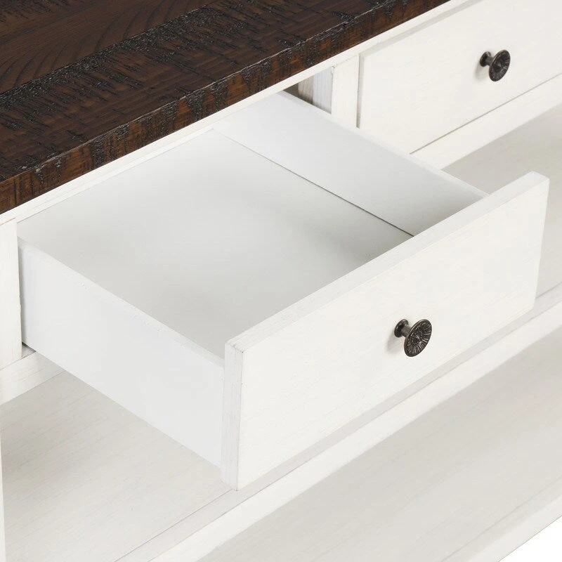 Modern Solid Wood Sofa Table