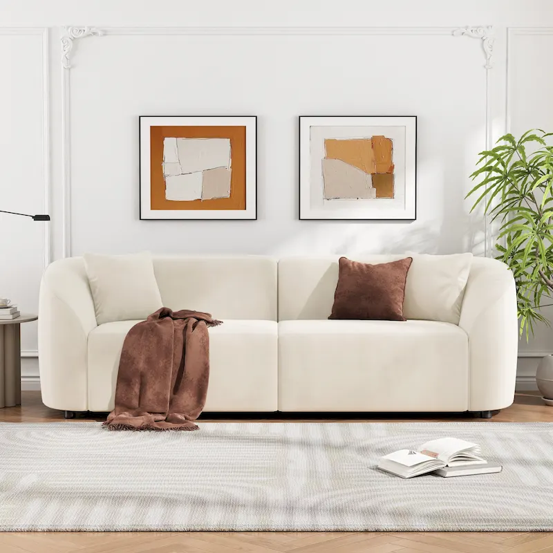 Sculptural 87 Curved Sofa