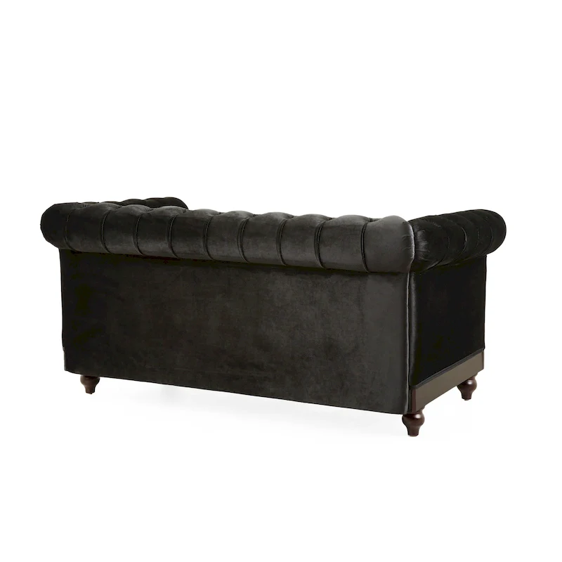 Chesterfield Velvet Loveseat Sofa