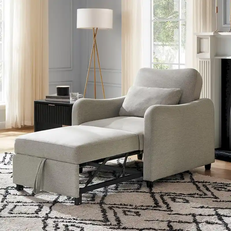 Mopio Sophie 4-in-1 Convertible Sleeper Chair Bed