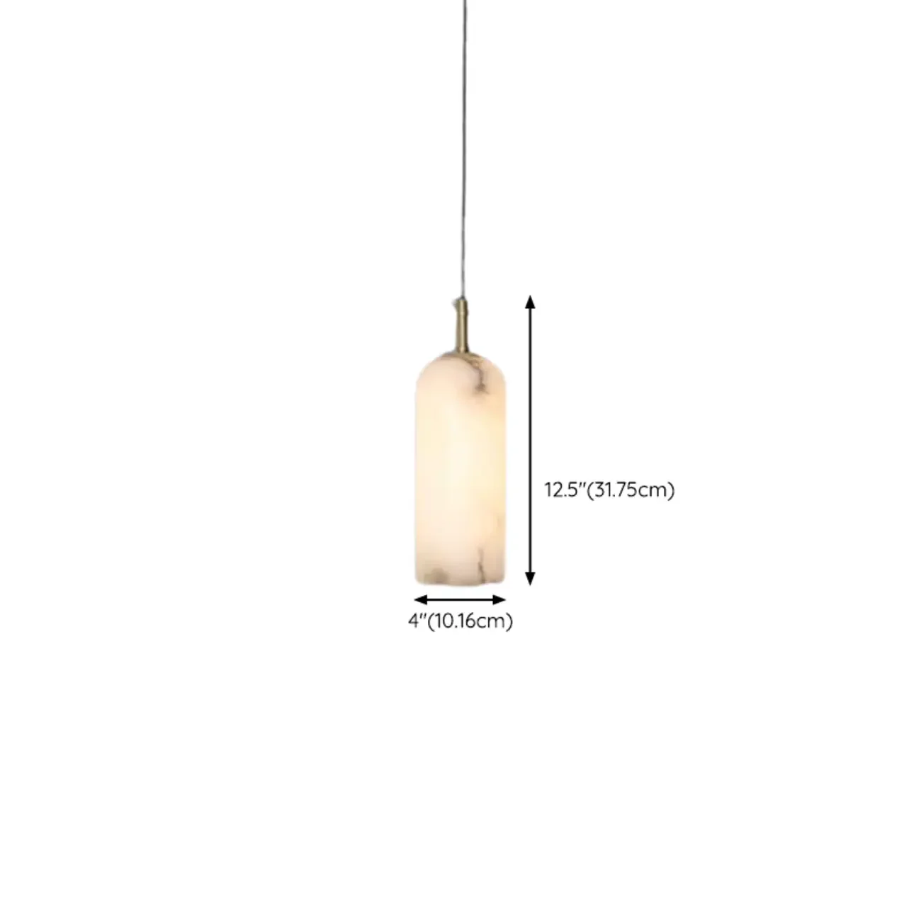 Modern Gold Globe Alabaster Kitchen Pendant Lighting