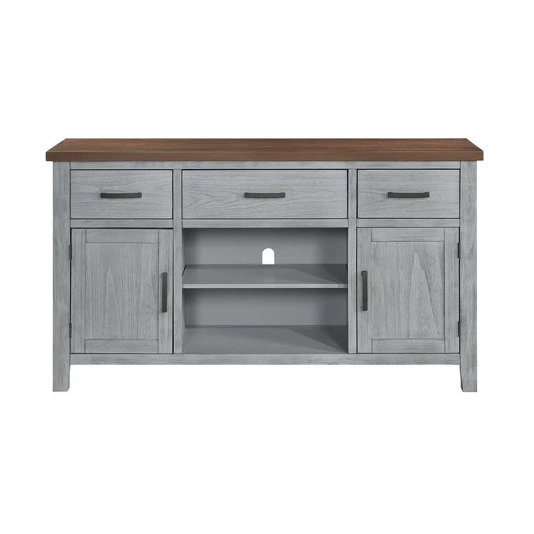 Two-Tone Dining Server with Storage