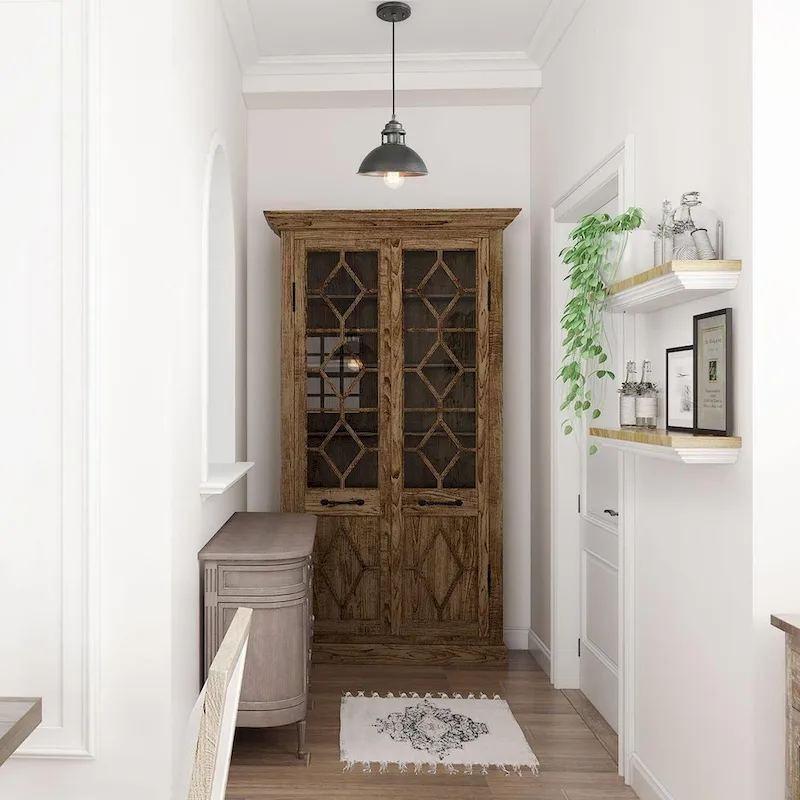 The Gray Barn Farmhouse 1-Light Dome Pendant Industrial Island Lights - D9  x H7.3