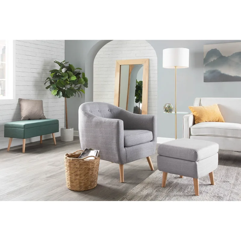 Carson Carrington Lieksa Mid-century Modern Accent Chair