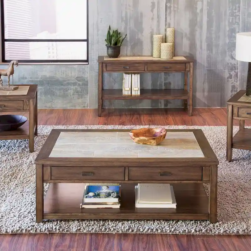 Mesa Valley Tobacco Sofa Table
