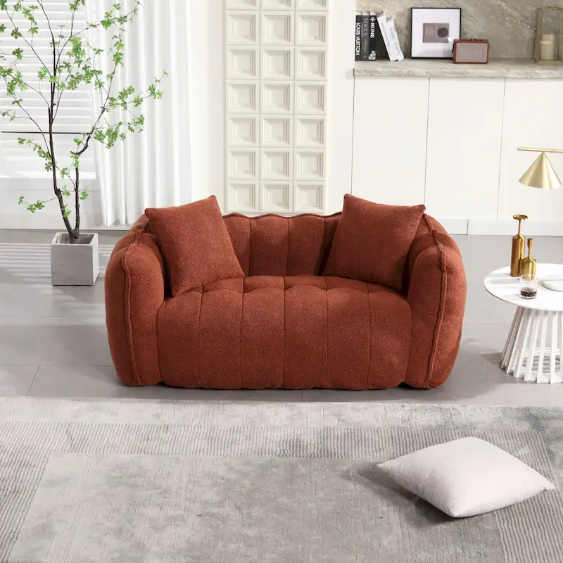 Comfortable square recliner sofa