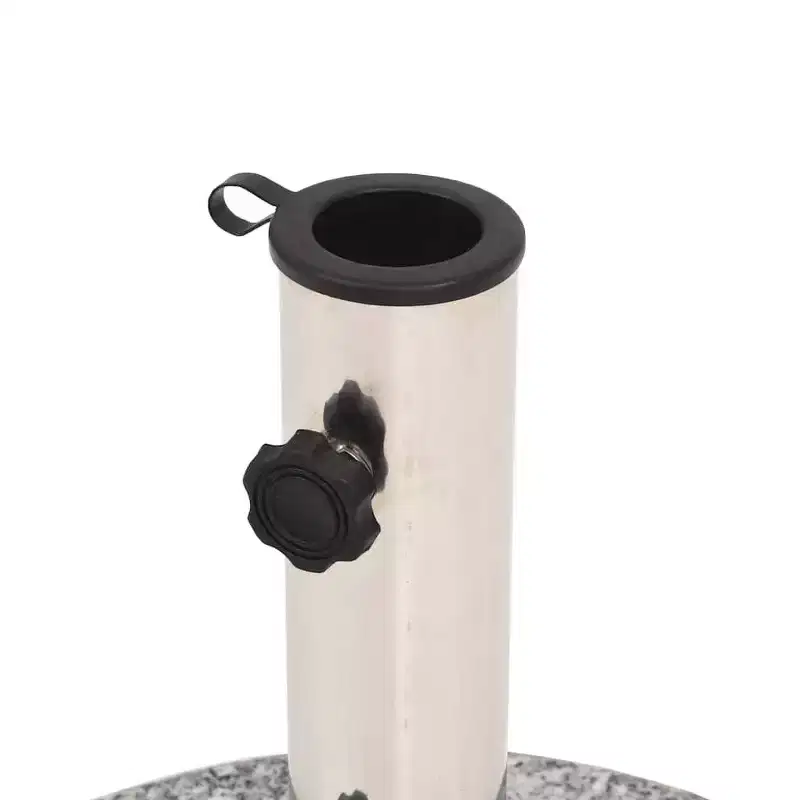 vidaXL Square Umbrella Base, Stainless Steel Pipe