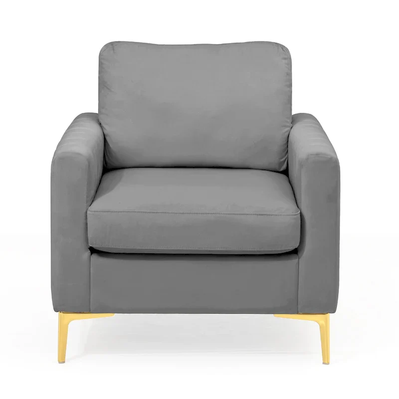 Pellebant Modern Upholstered Accent Armchair Club Chair