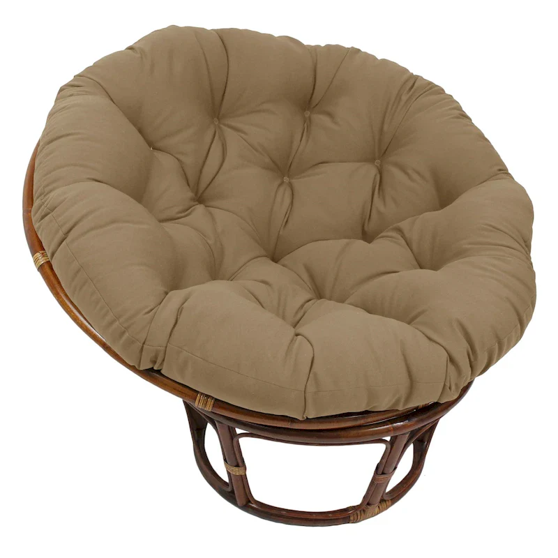 52-inch Solid Twill Papasan Cushion (Cushion Only)