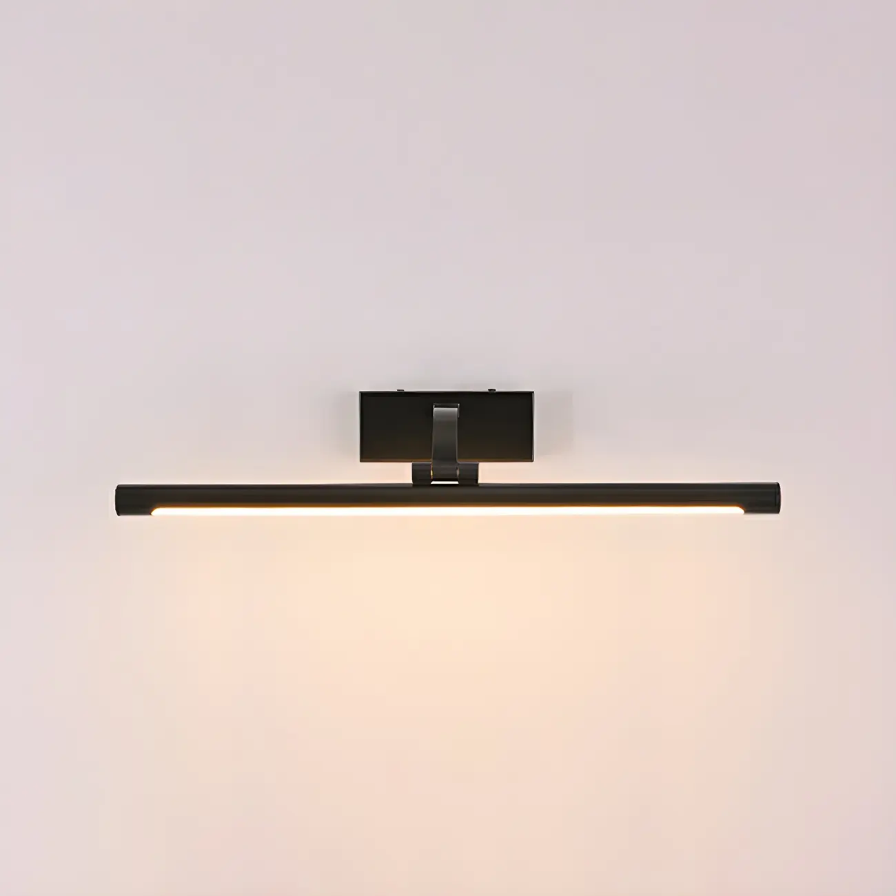Modern Black Cylinder LED Wall Lamp with Acrylic Shade