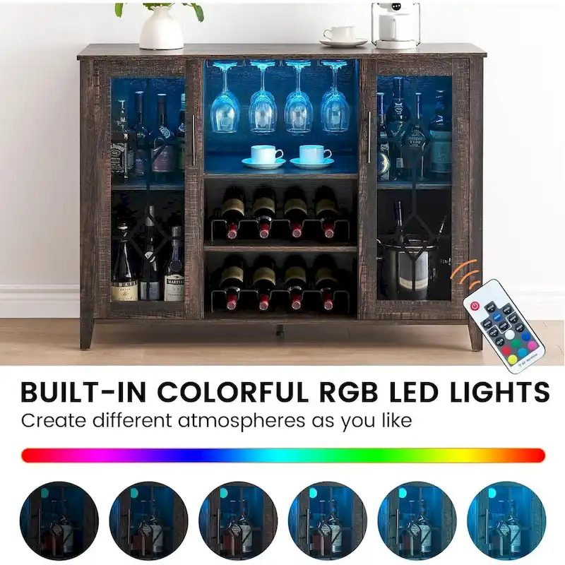 GAOMON Wine Bar Cabinet