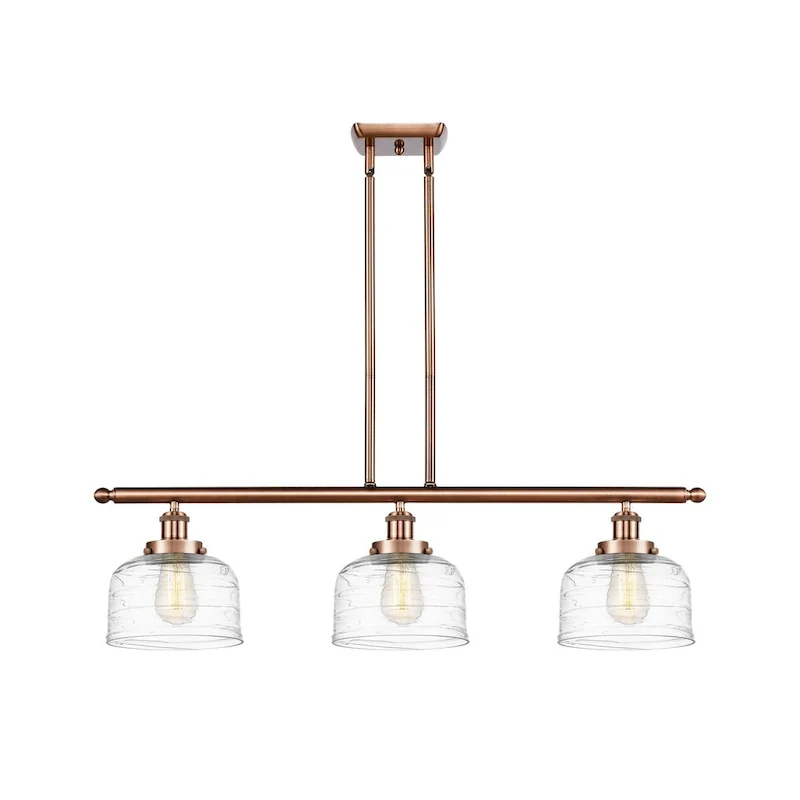 Innovations Lighting Bell - 3 Light 36  Island Light - 8  Shade