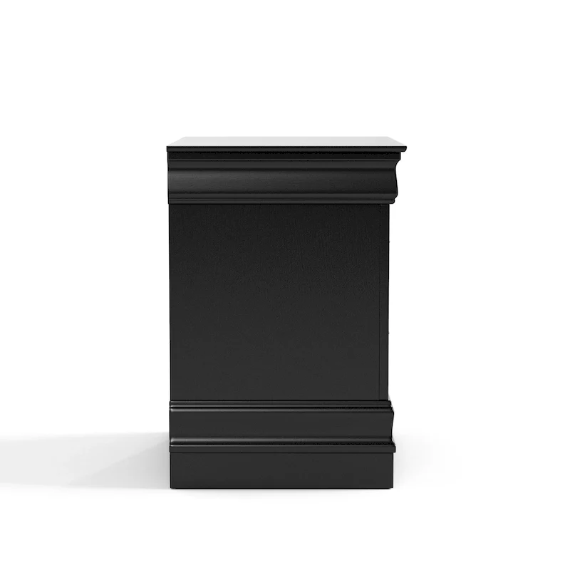 Furniture of America Devi Traditional Solid Wood 2-Drawer Nightstand, Set of 2