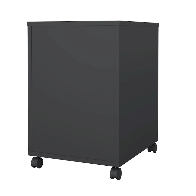 3-Drawer Mobile Cabinet with Wheels - Engineered Wood