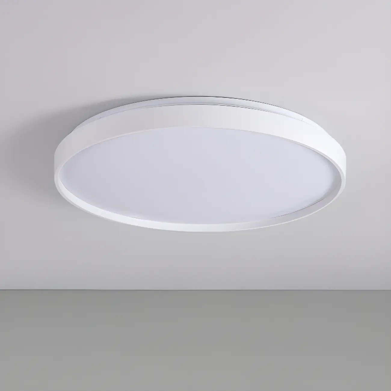 Stylish Circular Acrylic Flush Ceiling Light in Multi Dimming