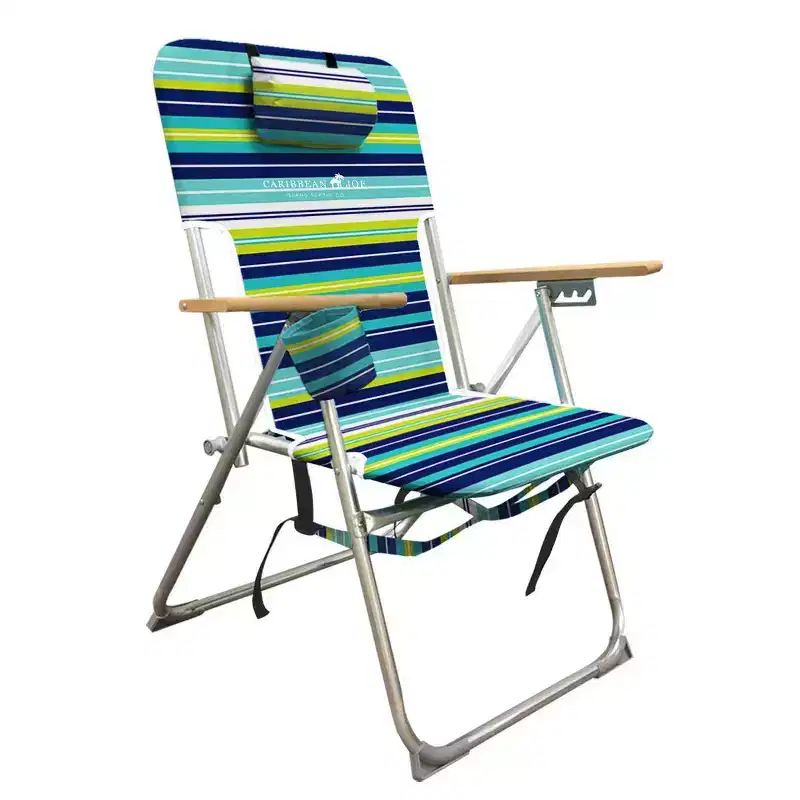 Caribbean Joe High Weight Backpack Outdoor Portable - Lime Stripe