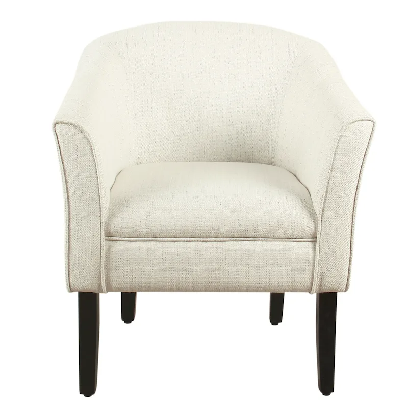 Kingswell Natural Textured Barrel Accent Chair