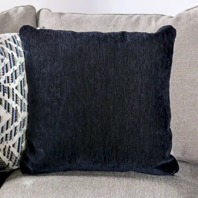 Ilka Transitional Chenille L-Shaped Flared Arms Sectional by