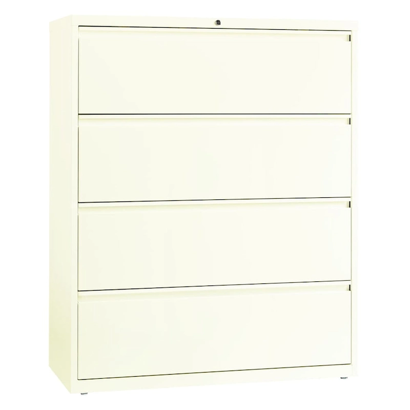 8000 Series 42 Wide 4-Drawer Lateral File Cabinet, Light Gray