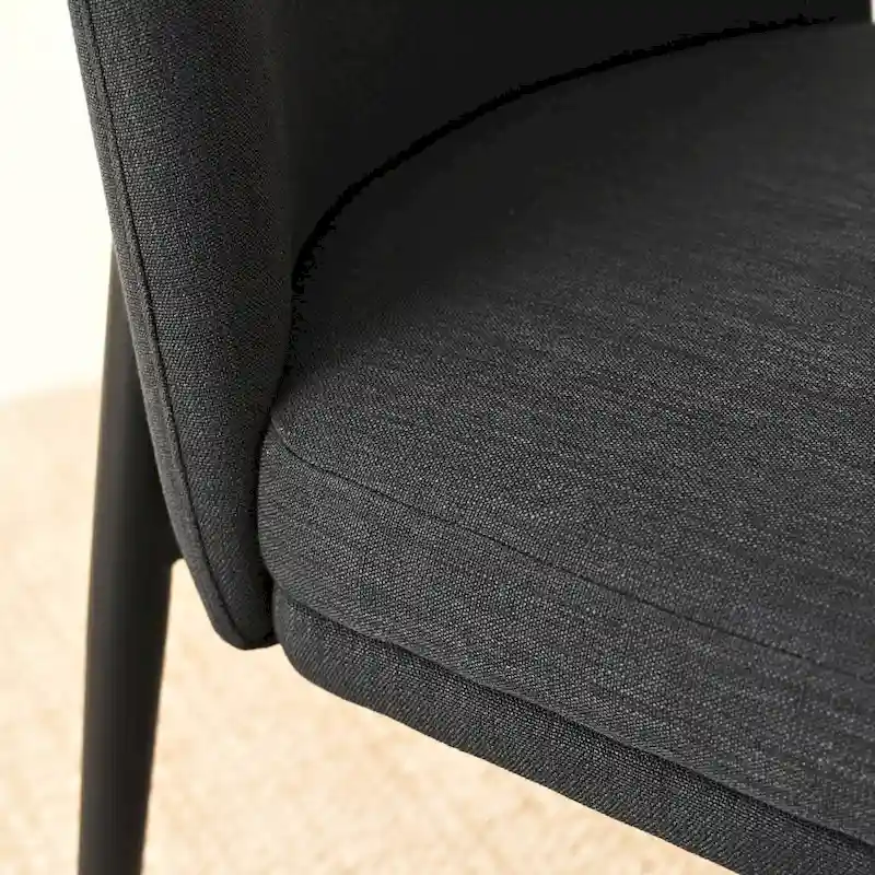 Linen Upholstered Dining Chair(Set of 2)