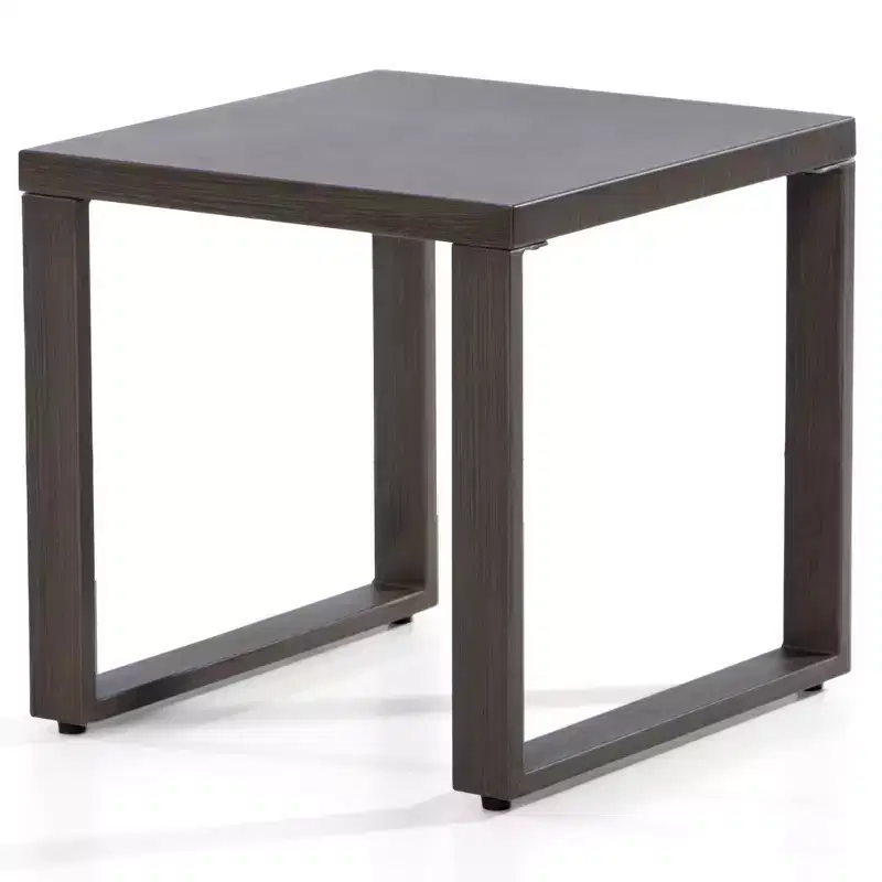 UPTIOT Square Metal Outdoor Side Table