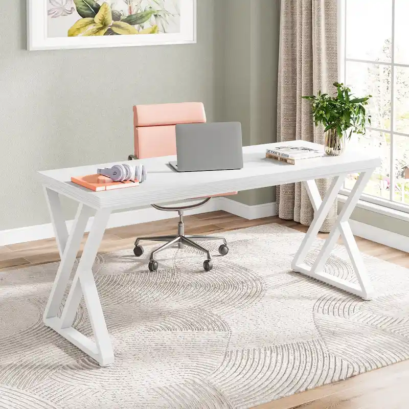 55 Heavy Duty Computer Desk, Office Desk