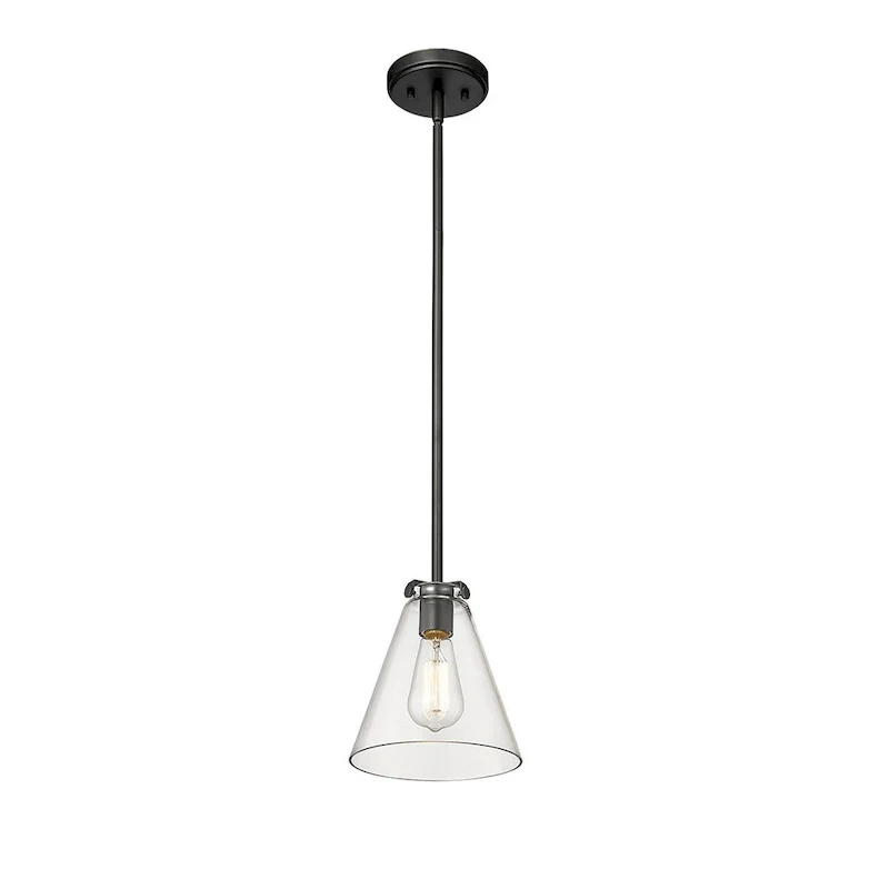 Millennium Lighting 8  Wide Mini Pendant with Clear Glass Shade
