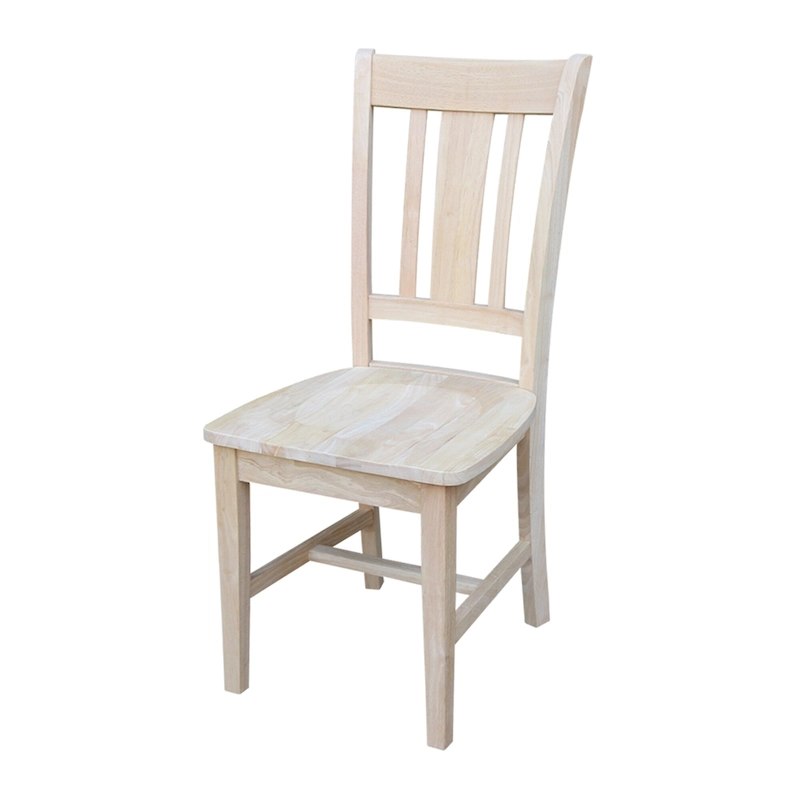 International Concepts Solid Wood San Remo Splatback Chairs, Set of 2