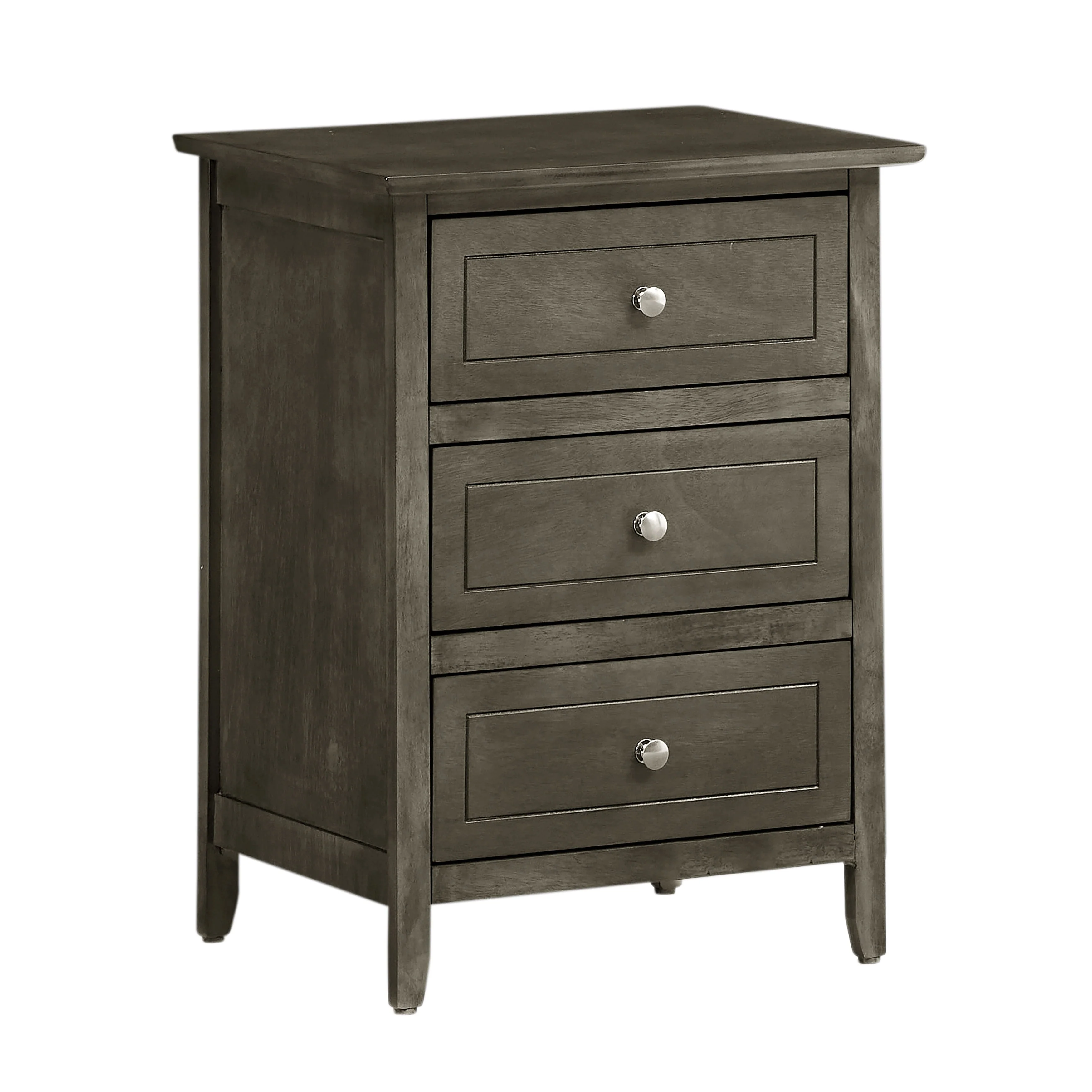 Daniel 3-drawer Transitional Wooden Nightstand