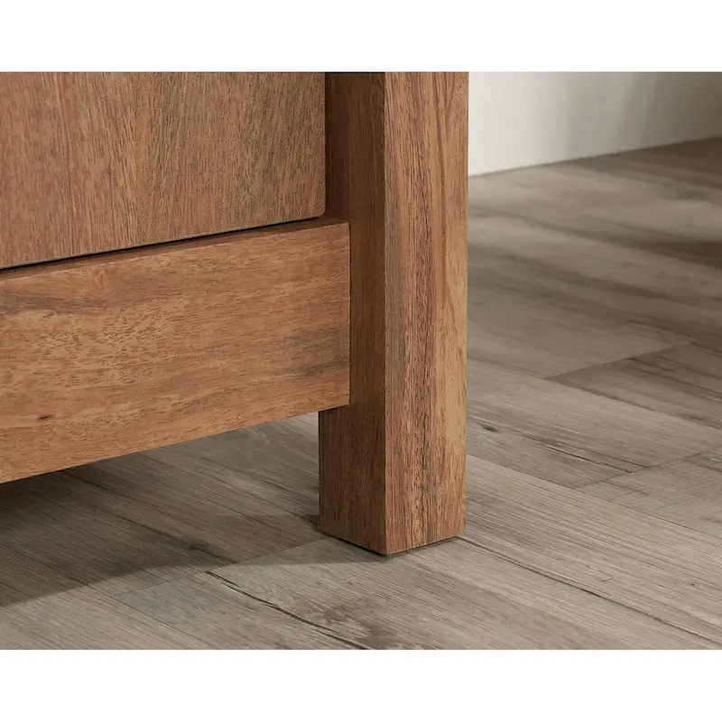 Soft White Office Credenza with Doors – 2-Person Storage