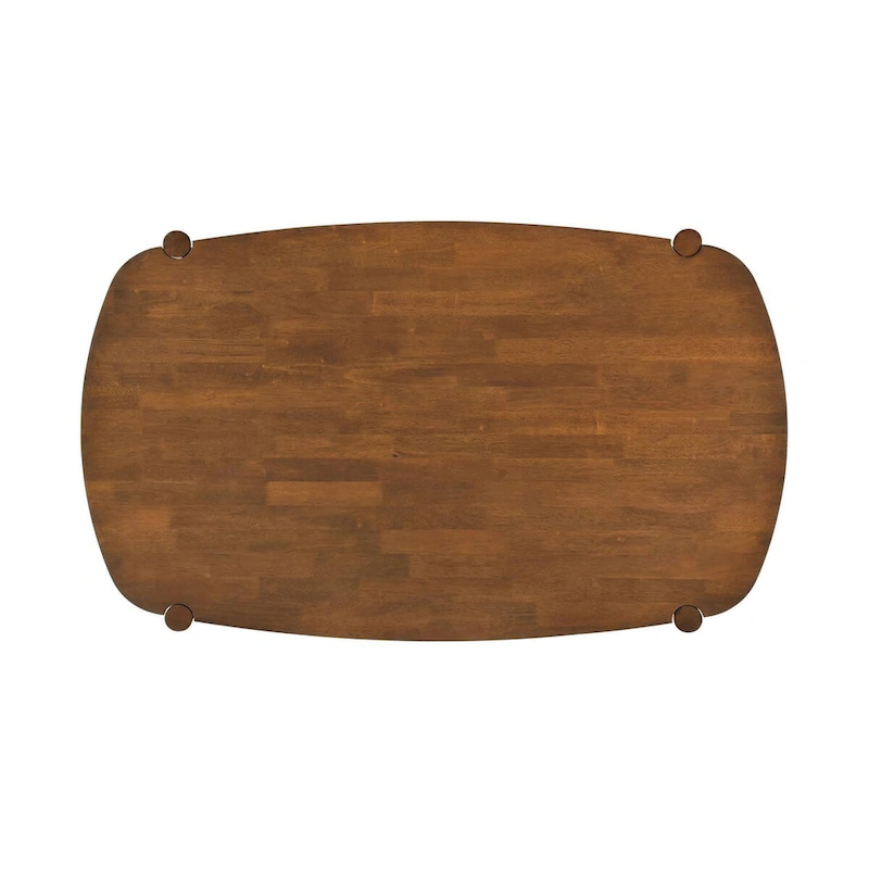 Whisten Walnut 5-piece Solid Wood Dining Set