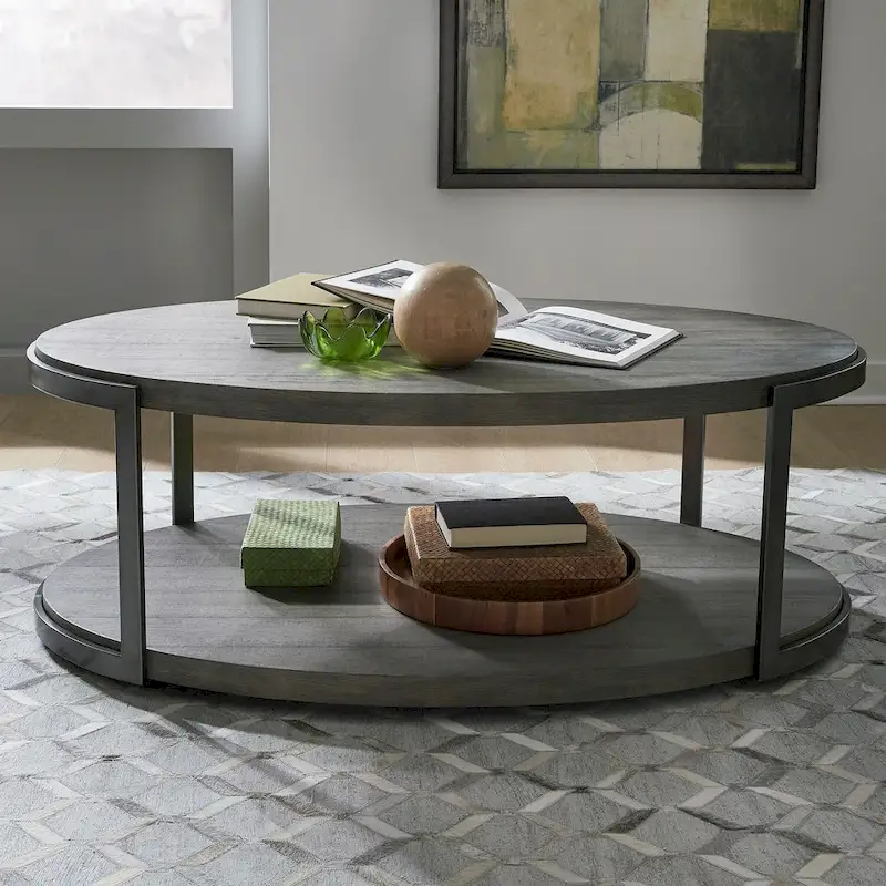 Rustic Modern Dining Table for 6, Solid Wood Top, Kitchen & Dining Room