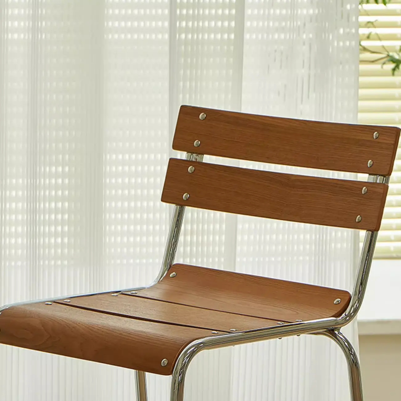 Industrial Metal Frame Wooden Counter Bar Stools with Backs