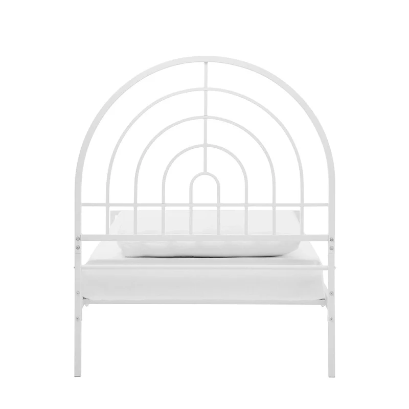 Modern Metal Arch Twin Bed Frame
