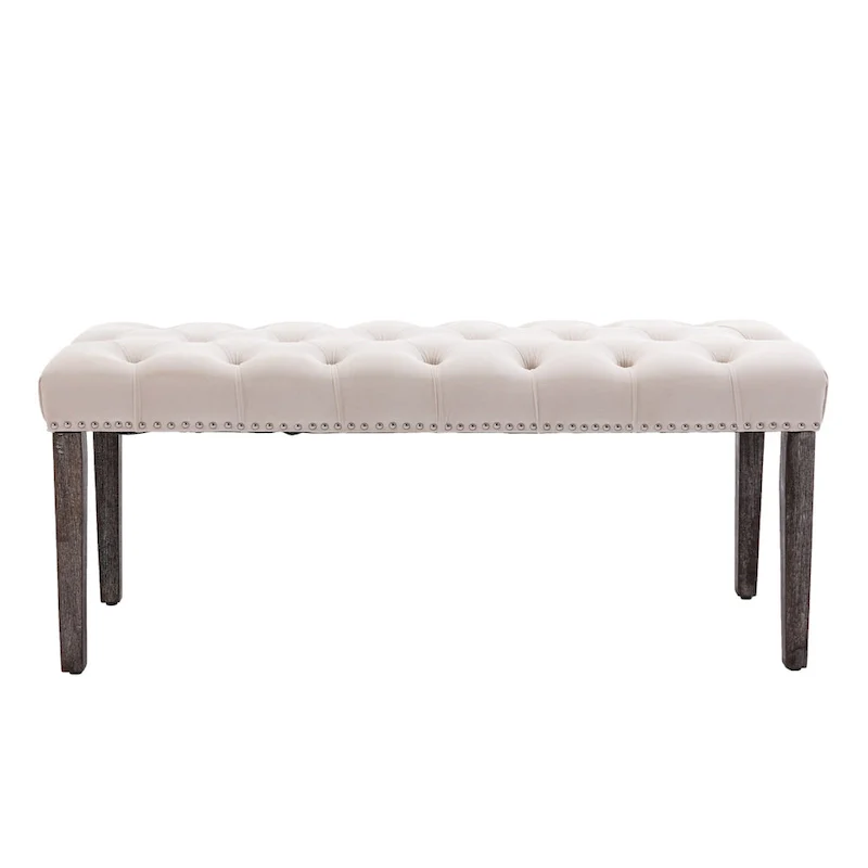 Velvet Dining Bench Bedroom Bench