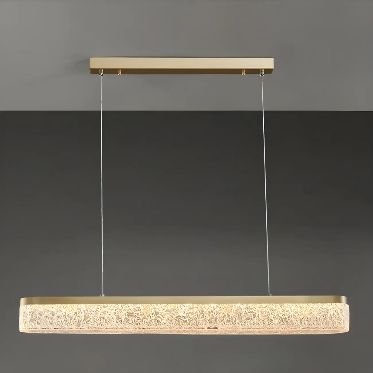 Modern Gold 3-Gear Dimming LED Kitchen Island Pendant Light