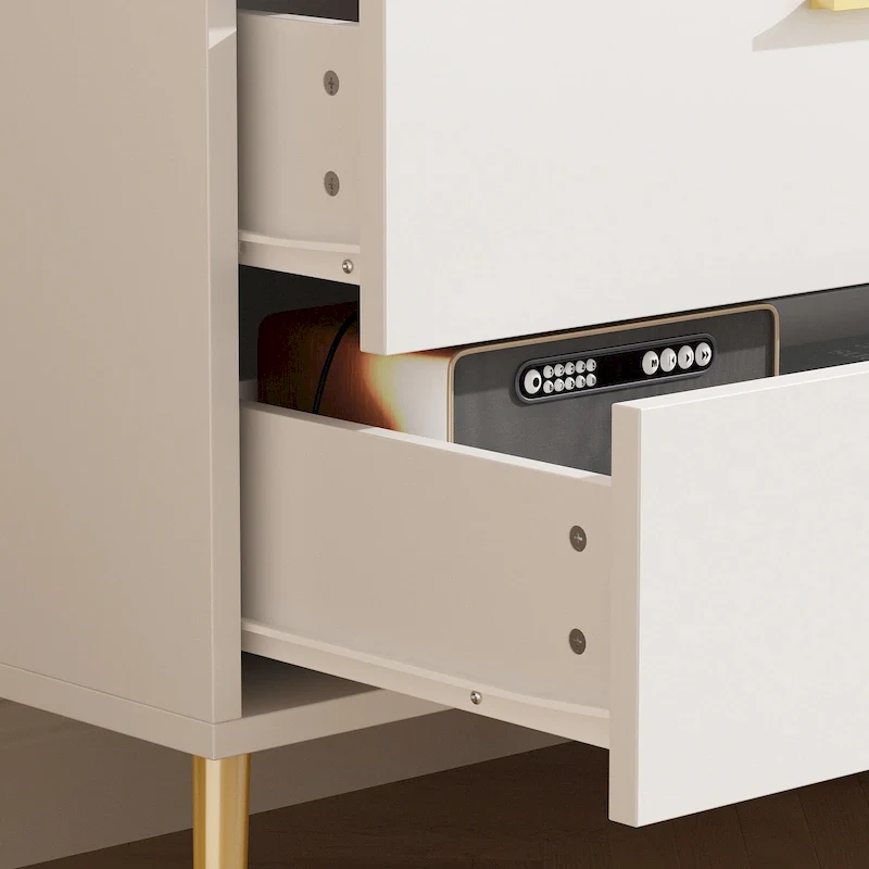 FUFU&GAGA Modern Double 6-Drawer Dresser Chest Of Drawers Cabinet