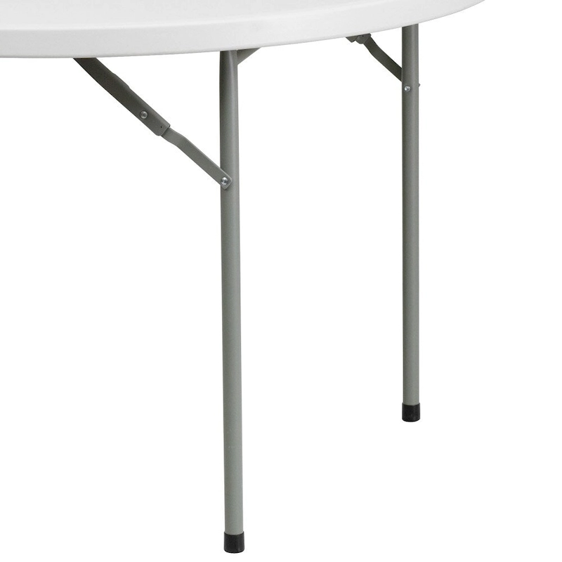 48 Round Granite White Plastic Event and Party Folding Table