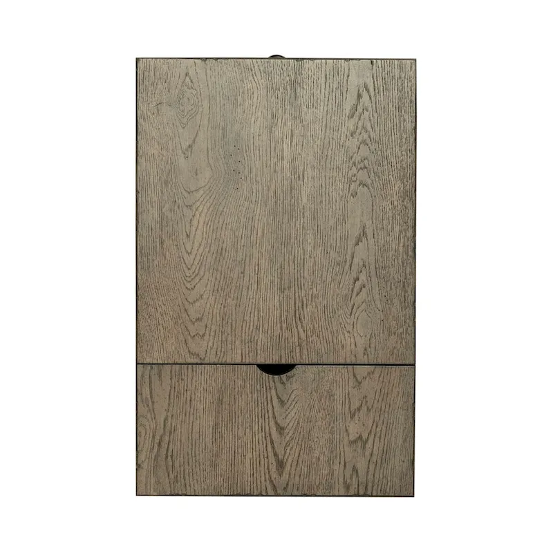 Americana Farmhouse Dusty Taupe Chairside Table