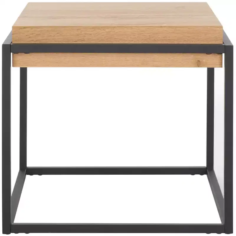Edgefield End Table - ACC7004A - Natural/Black - Safavieh
