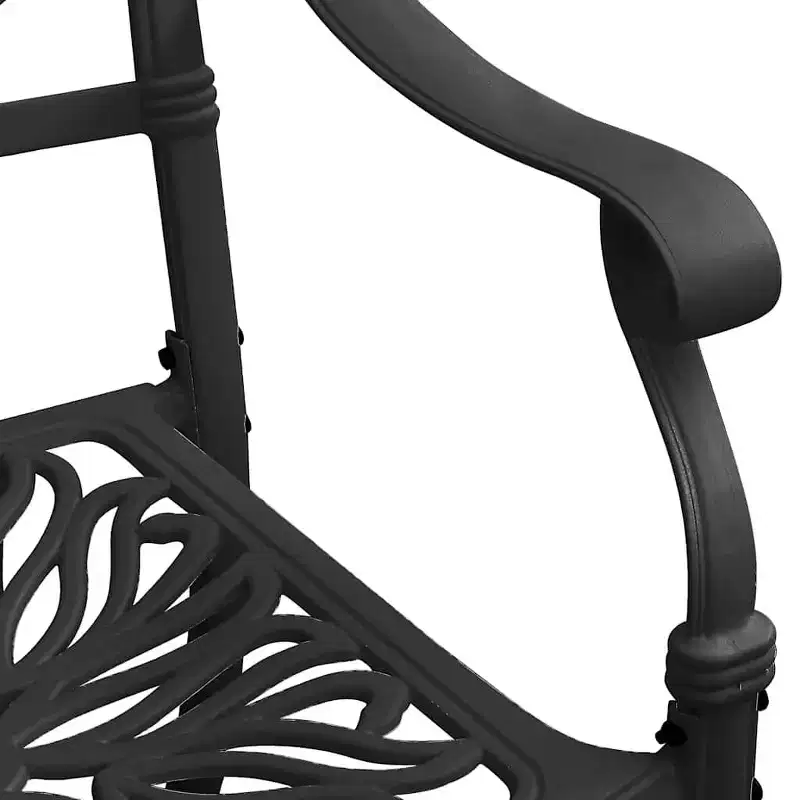 vidaXL Bistro Set Cast Aluminum Durable Bistro Set Round
