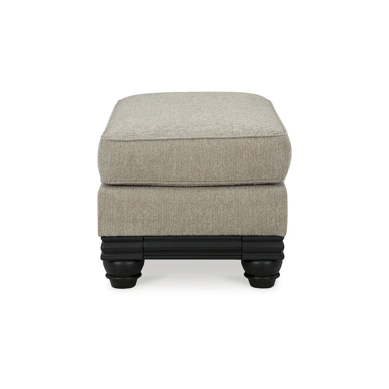 Elbiani Gray Ottoman