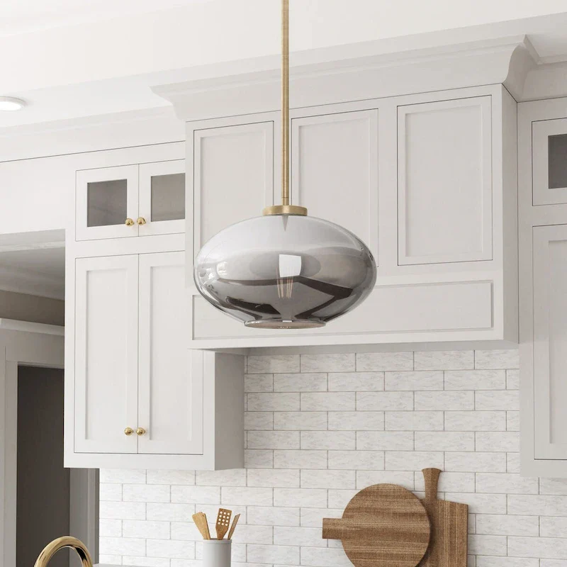 Brio Lighting Megan Glass Mini Pendant Light - 41.8