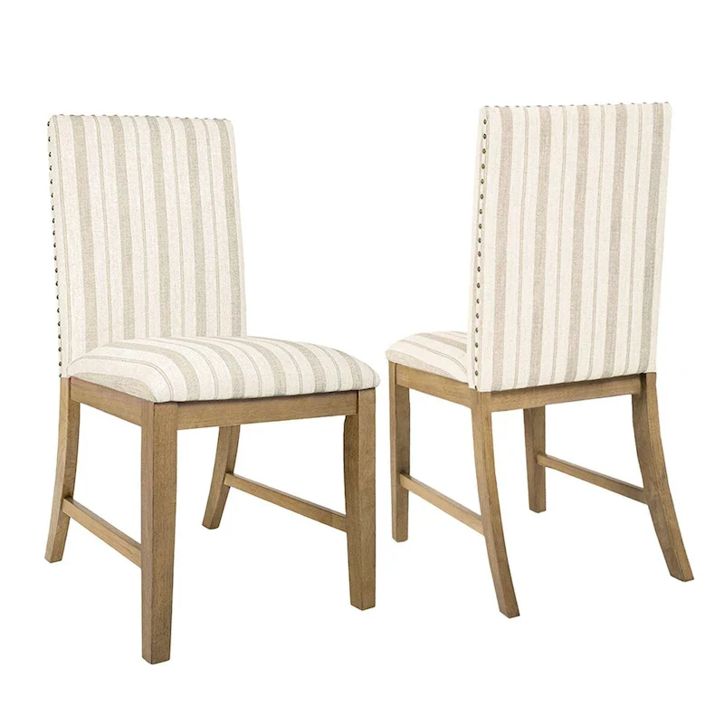 HomePop Upholstered Wood Apron Dining Chair - Set of 2