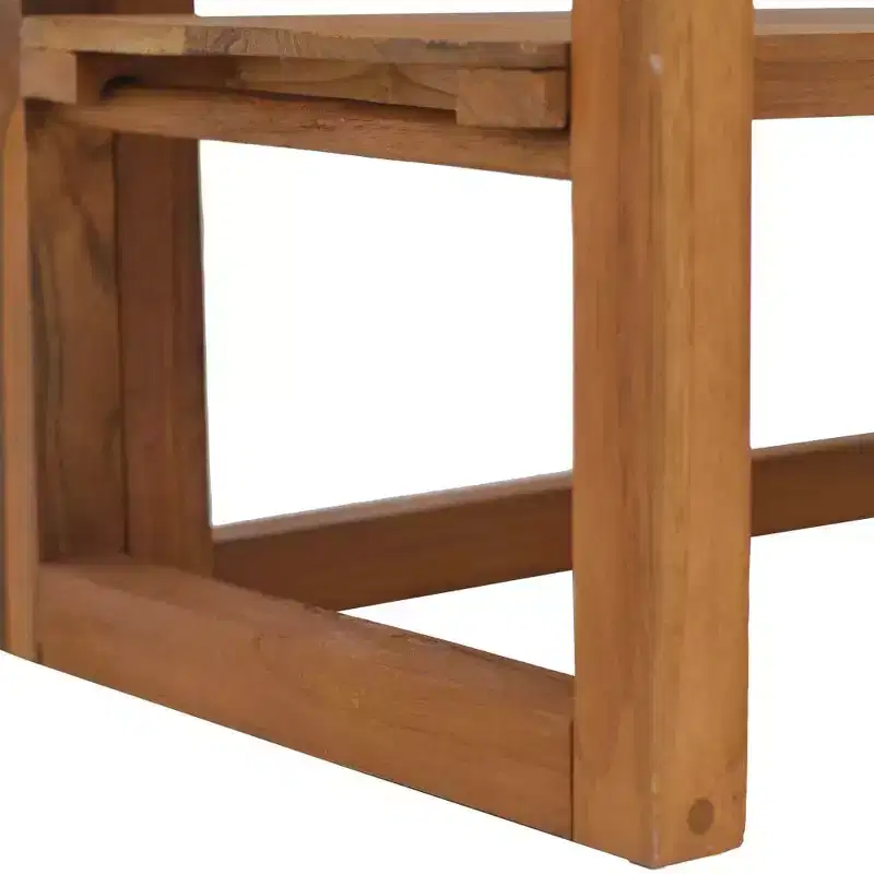 vidaXL Solid Wood Teak Shelving Unit Storage Cabinet Furniture - 47.2