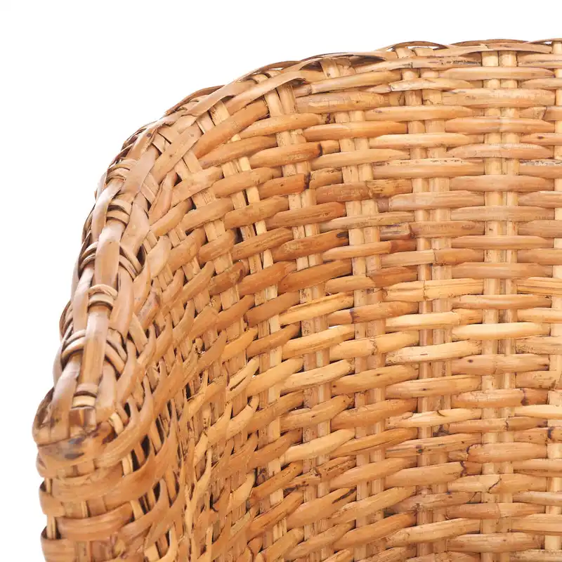 Rattan Barrel Chair with Cushion